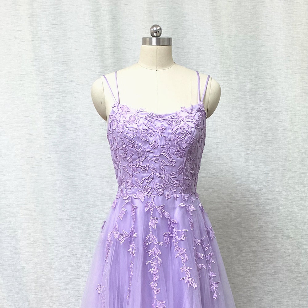 FALIZE PURPLE CORSET TULLE DRESS main image 1