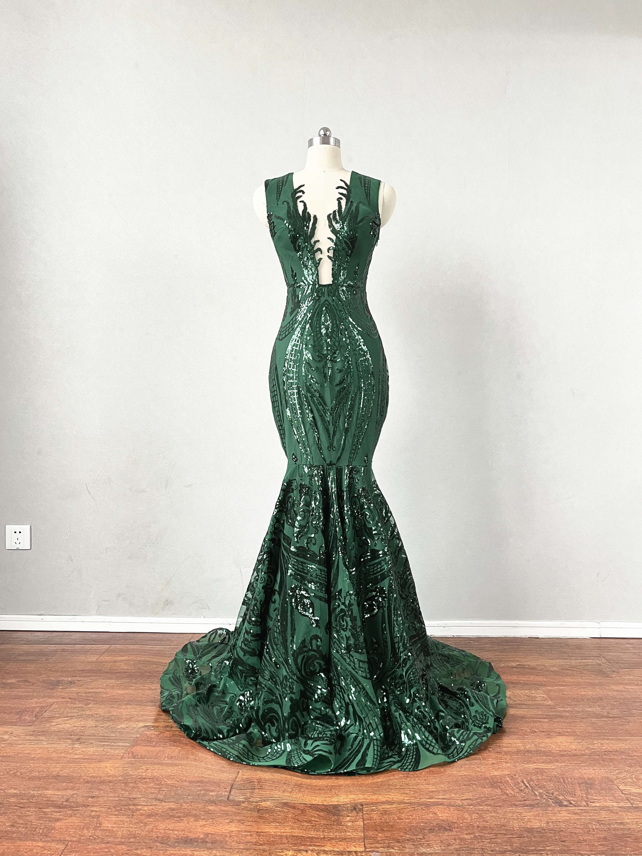 3D Floral Sleeveless Corset Mermaid Dress by Adora 3091 – ABC Fashion