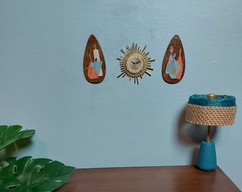 Dollhouse Barbie 1/6 Scale Art Set, Mid Century Modern