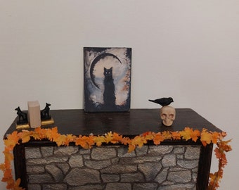 Dollhouse Witchy Art, Decorations, Diorama