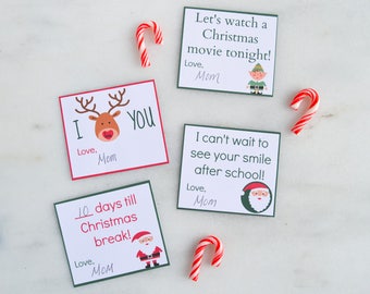 Christmas Lunch Box Notes