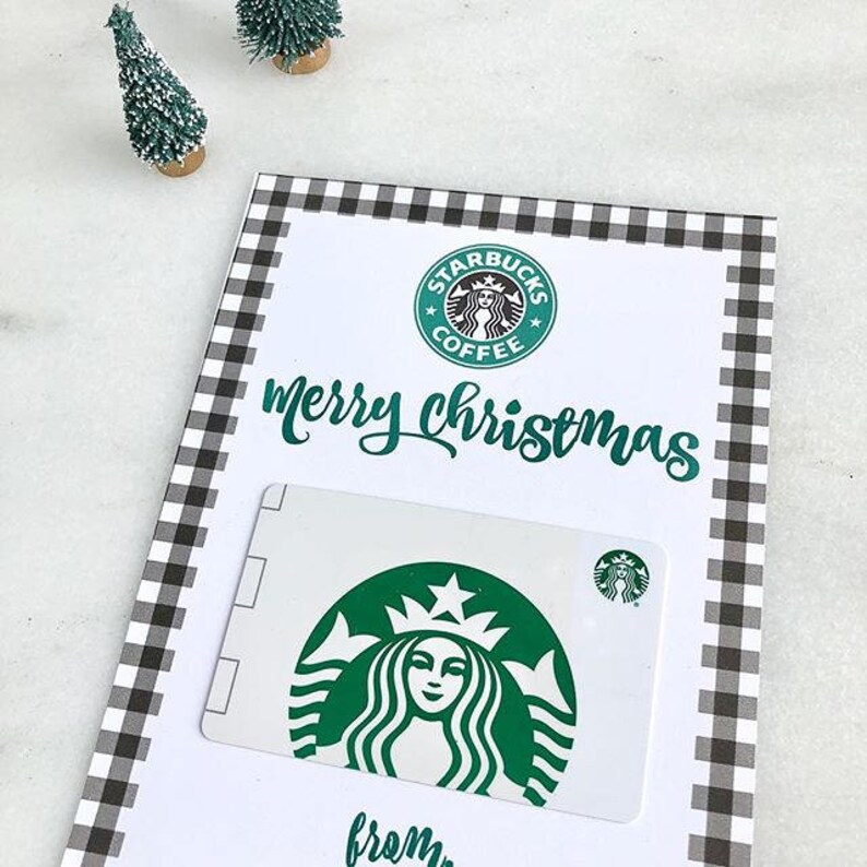 Starbucks Gift Card Holder Etsy