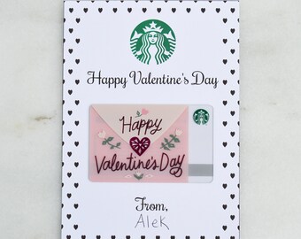 Starbucks Gift Card Holder - Valentine's Day - Teacher Gift