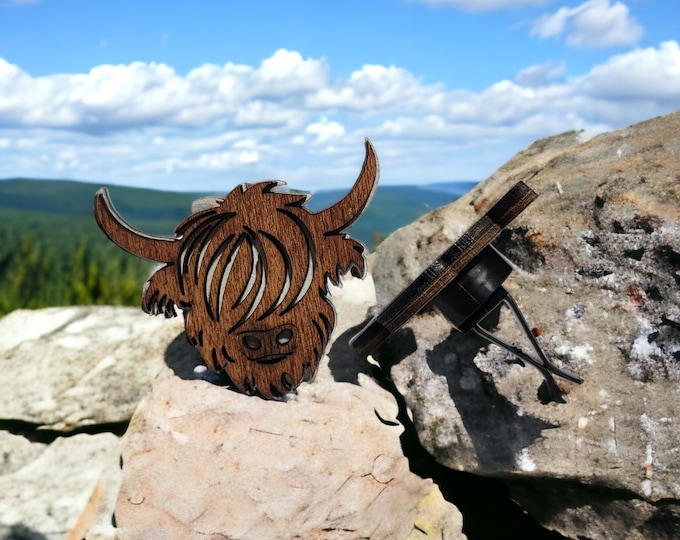 Highland Cow- Car Vent Air Freshener