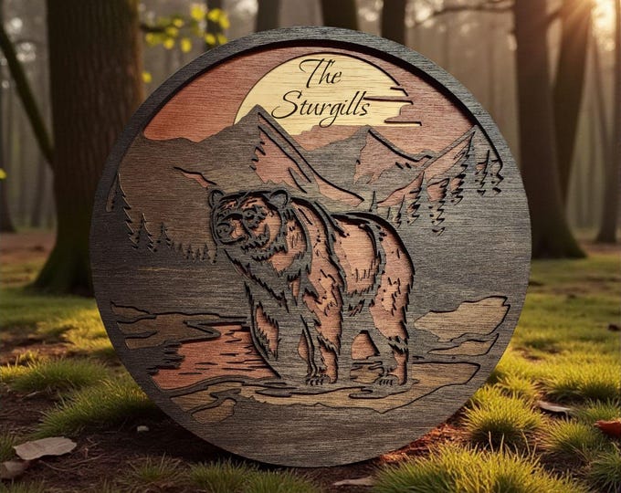 Moonlit Bear Wall Hanging