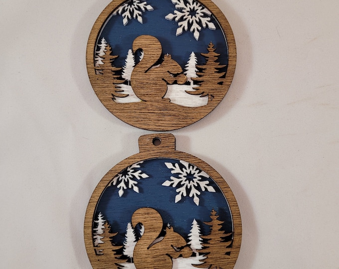 Squirrel Ornament