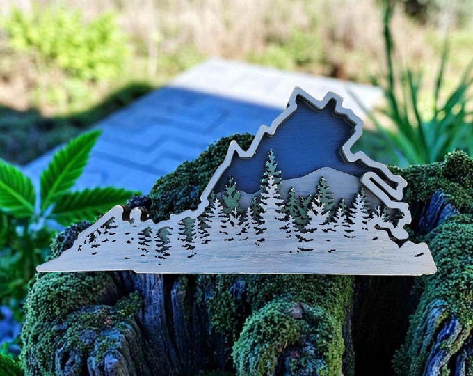 Burning Country 3D Virginia Forest Hand Painted