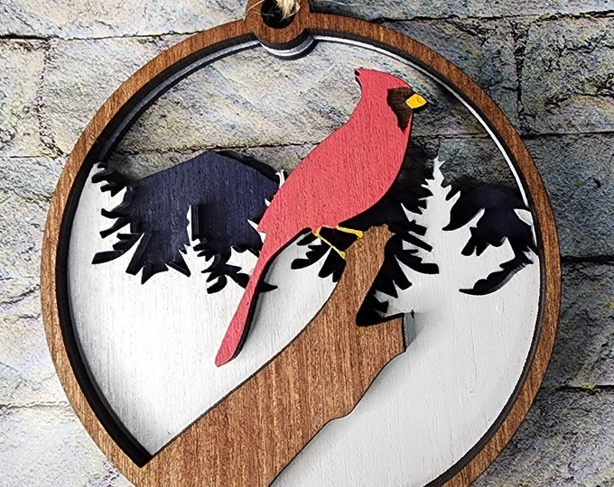 Cardinal Ornament