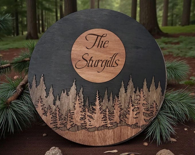 Moonlit Forest Wall Hanging