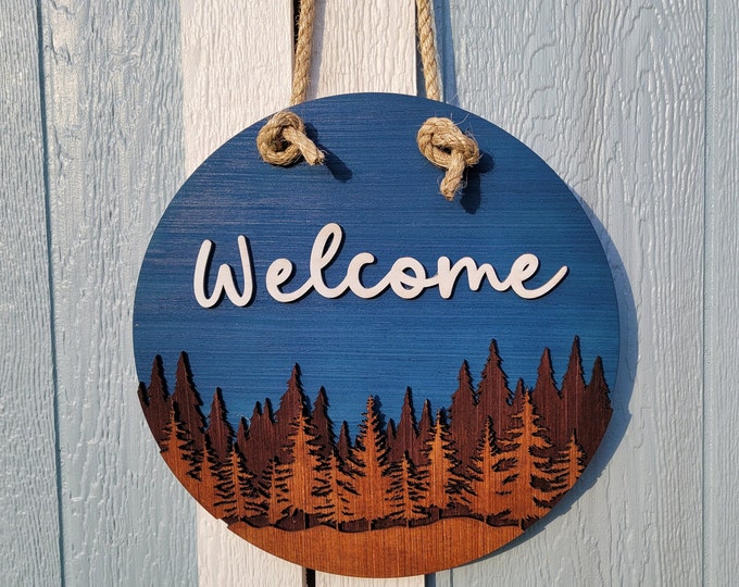 Welcome Forest Door Hanger