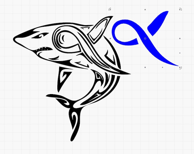 Cancer Shark SVG