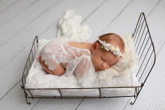 ivory baby romper