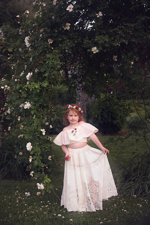 vintage boho dresses sale RTS, SALE, Dress, Lace Dress, Bohemian, Lace, Ivory, Cream, Strawberry Embroidery, 5 - 12 Year Old, Boho, Country Style Boho collection: apres ski Black Sequin/feather maxi dress Size:4 size Midi lenght (All measurements in cm