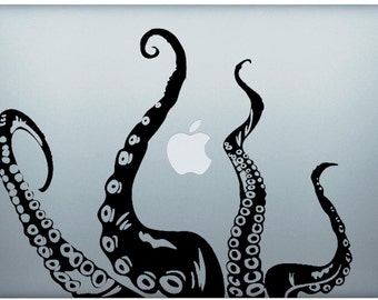 Steampunk Kraken Tentacles Laptop MacBook / Laptop Decal Sticker Vinyl Art