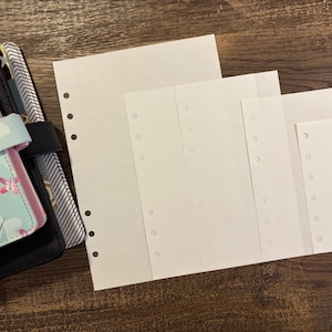 Kokuyo Japan Plain Paper Inserts for 6 Ring Planner Binder. 30 Sheets 64gsm 80 Bright (Off-White). Send a Request for Printed Paper