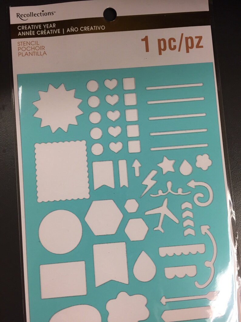 Recollections Planner Stencil/ Template for Kikki K Filofax Etsy