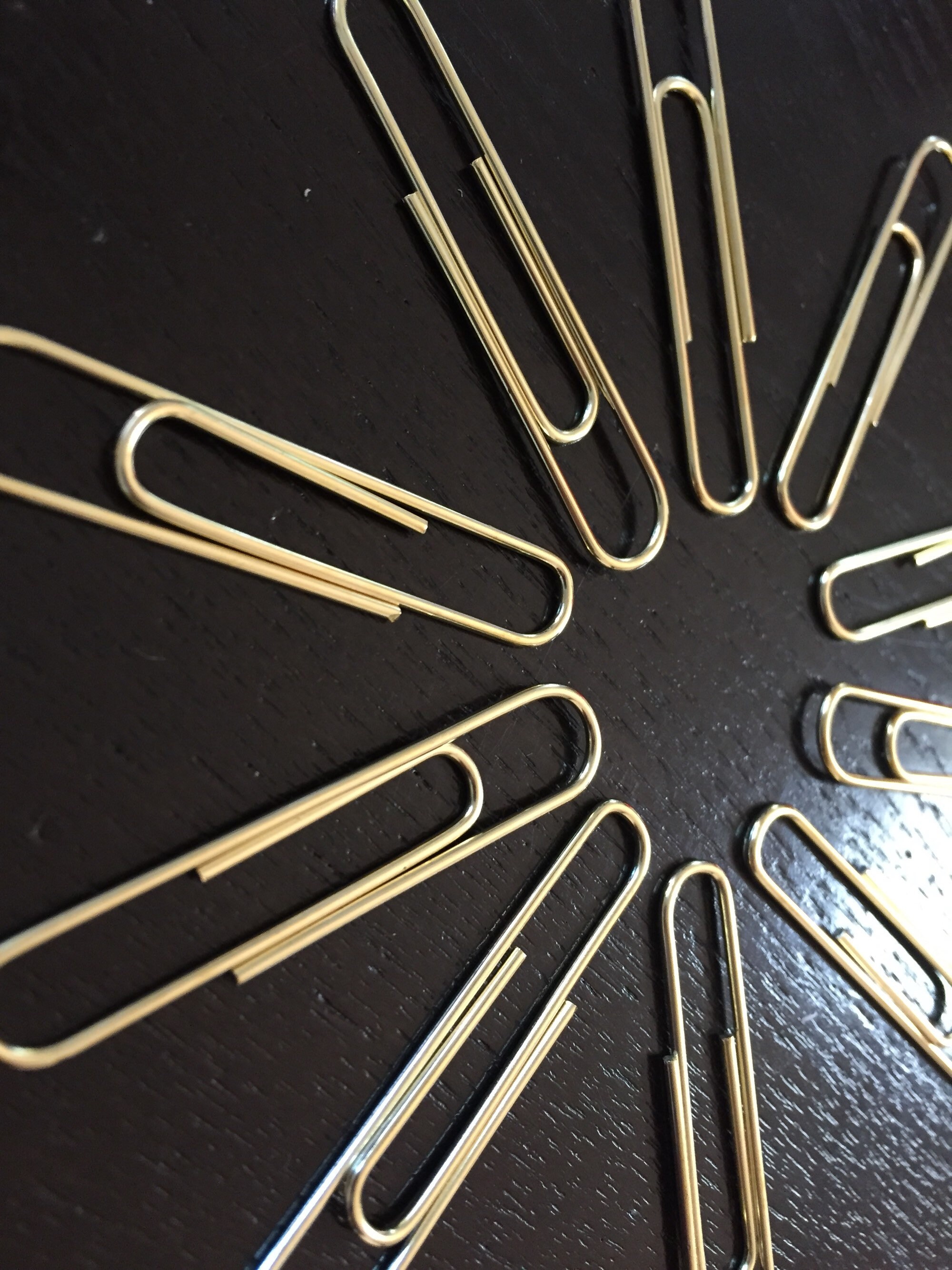 Large Shiny Gold Trombone Paper Clips. 10 Pieces for your Etsy