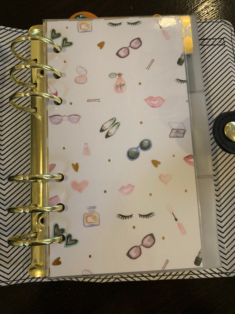 MM A6 Personal Medium 6 Ring Planner Dashboard Etsy