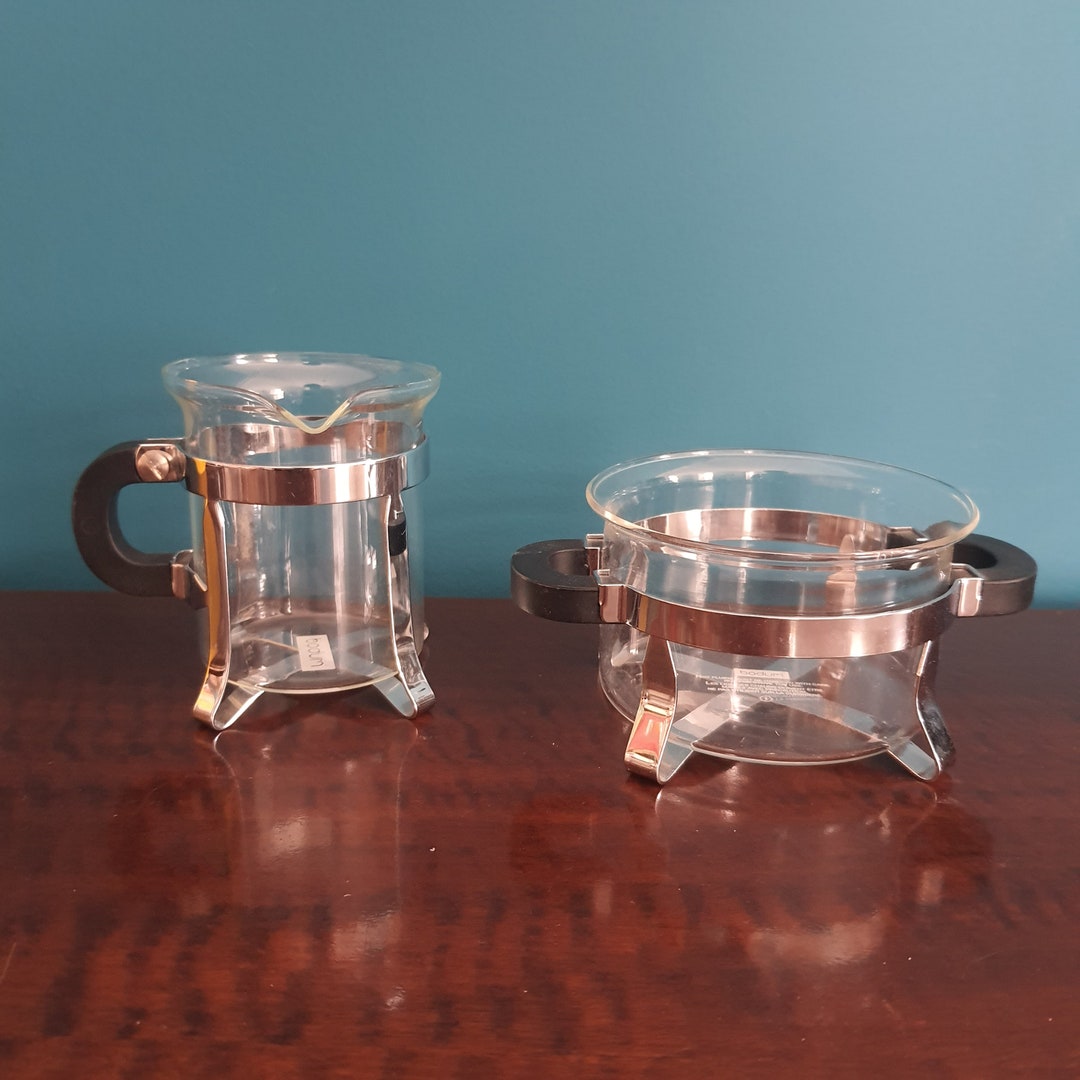 Vintage Bodum Sugar and Creamer Set Etsy