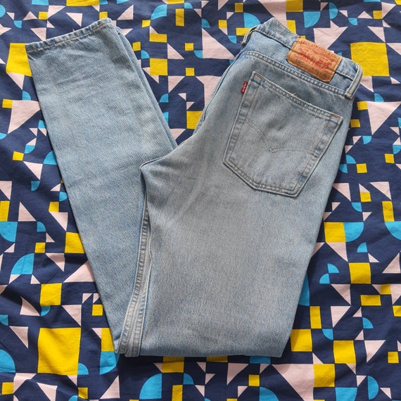 Levis jeans light blue denim levi strauss 510 W31