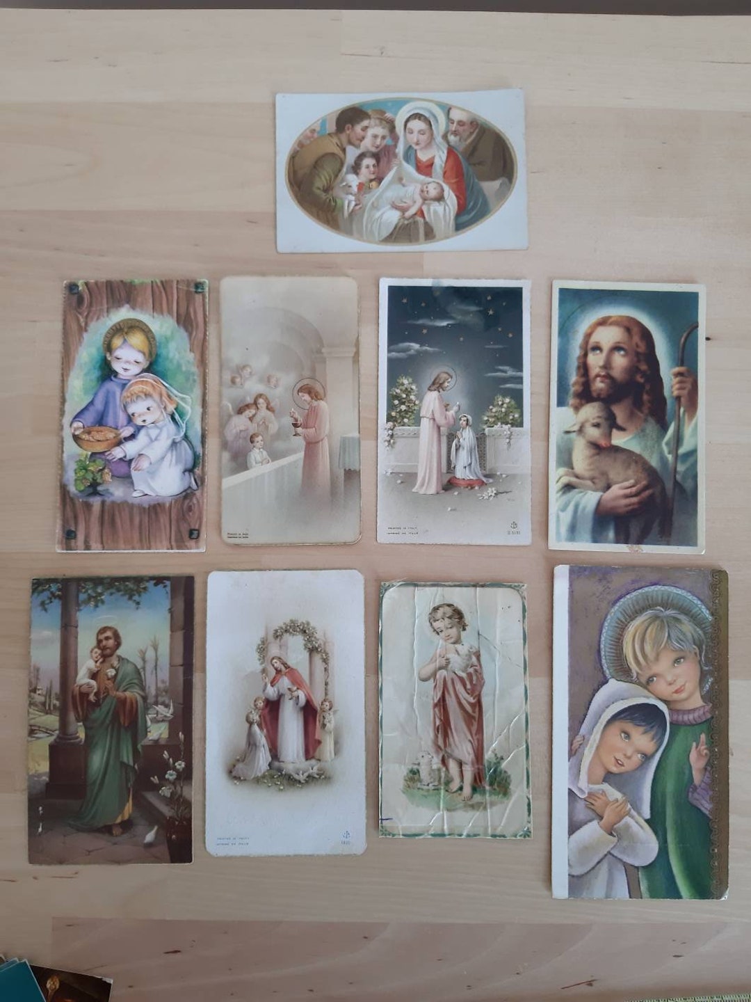 Vintage Old Religious Ephemera Cards Confirmation First Etsy