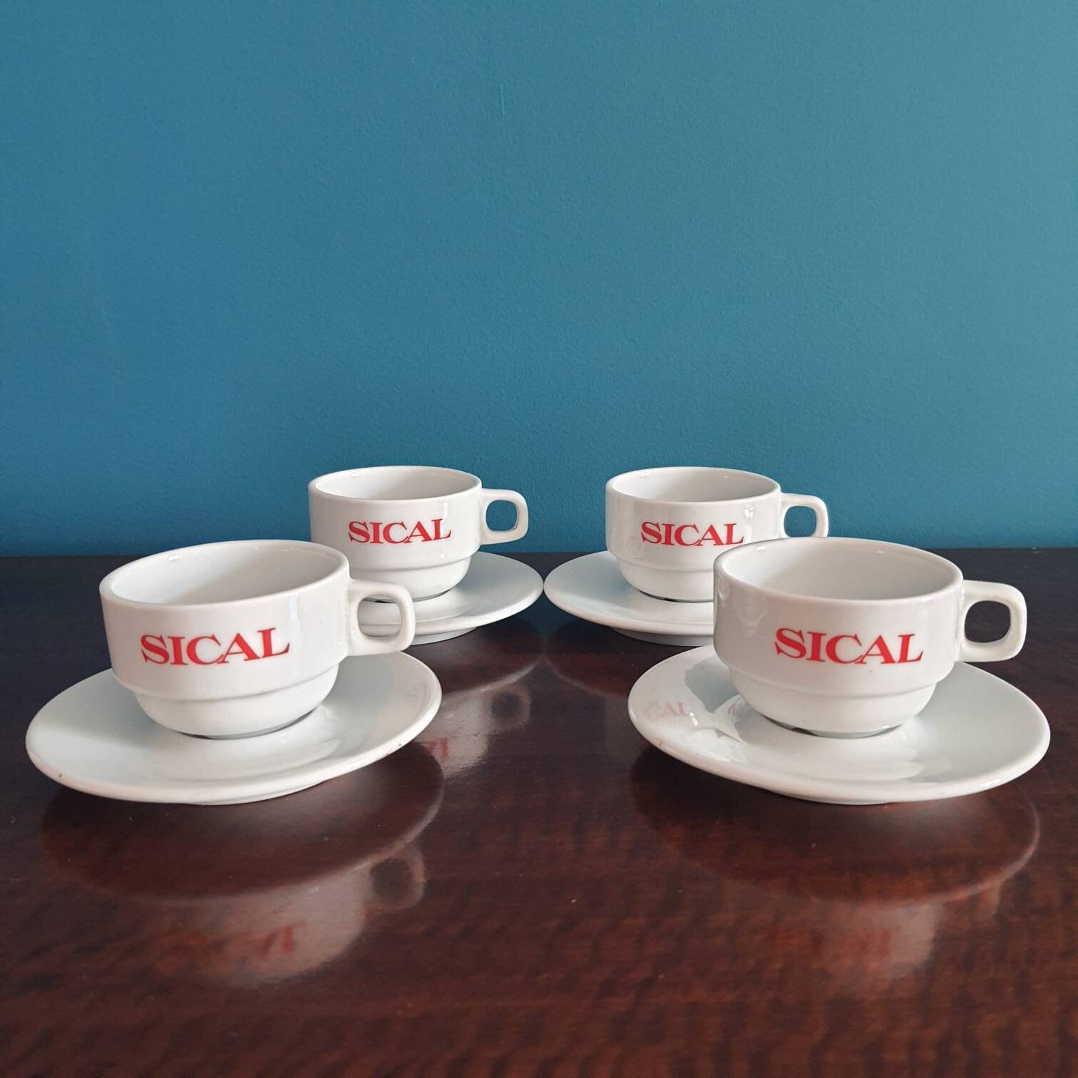 Royal Doulton Coffee Studio Espresso Cups And Saucers (Set Of 4) Multi