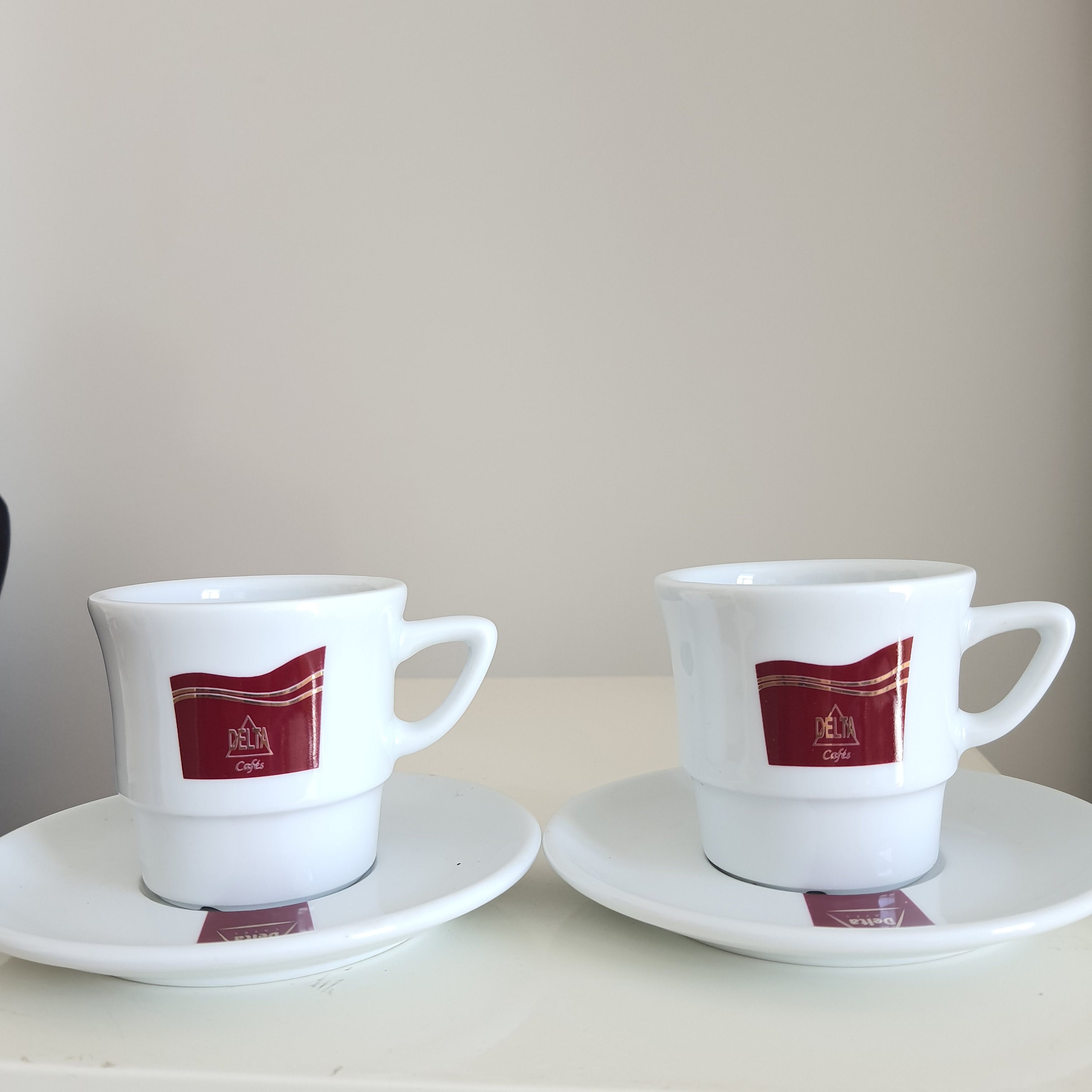 DIAMANT Europe Ware 6-PC SET Clear Glass Coffee Mug, Tea Cups New