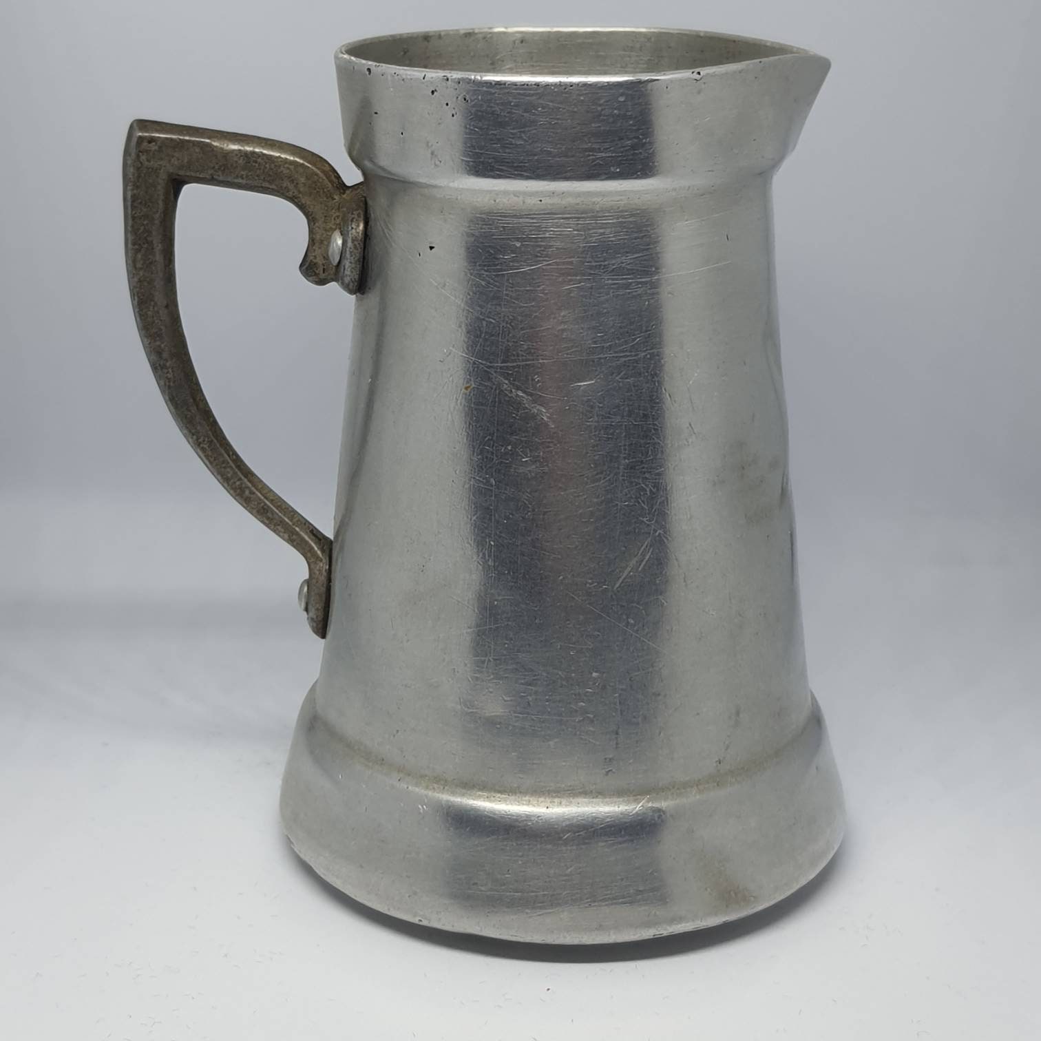 Vintage Metal Aluminium Small Jug Pitcher Handle Old Mid Etsy UK