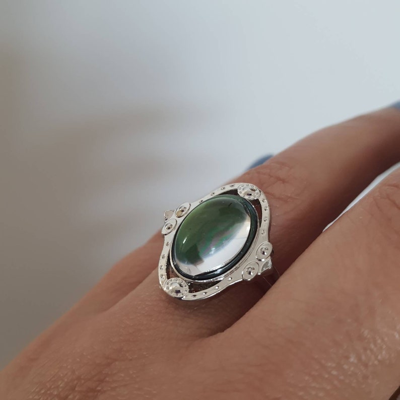 Moon mood rings statement 90s ring