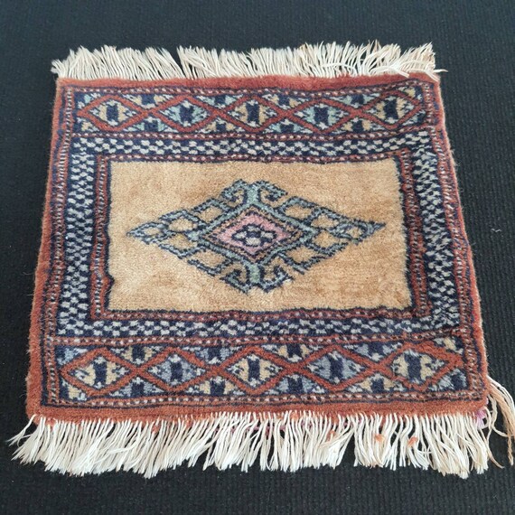 Vintage Small Mini Persian Rug for Furniture Etsy