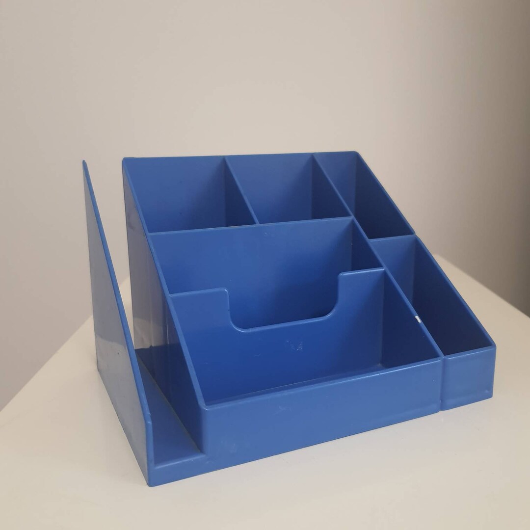 Vintage Retro Office Desk Storage Organizer Pen Pencil Holder Etsy