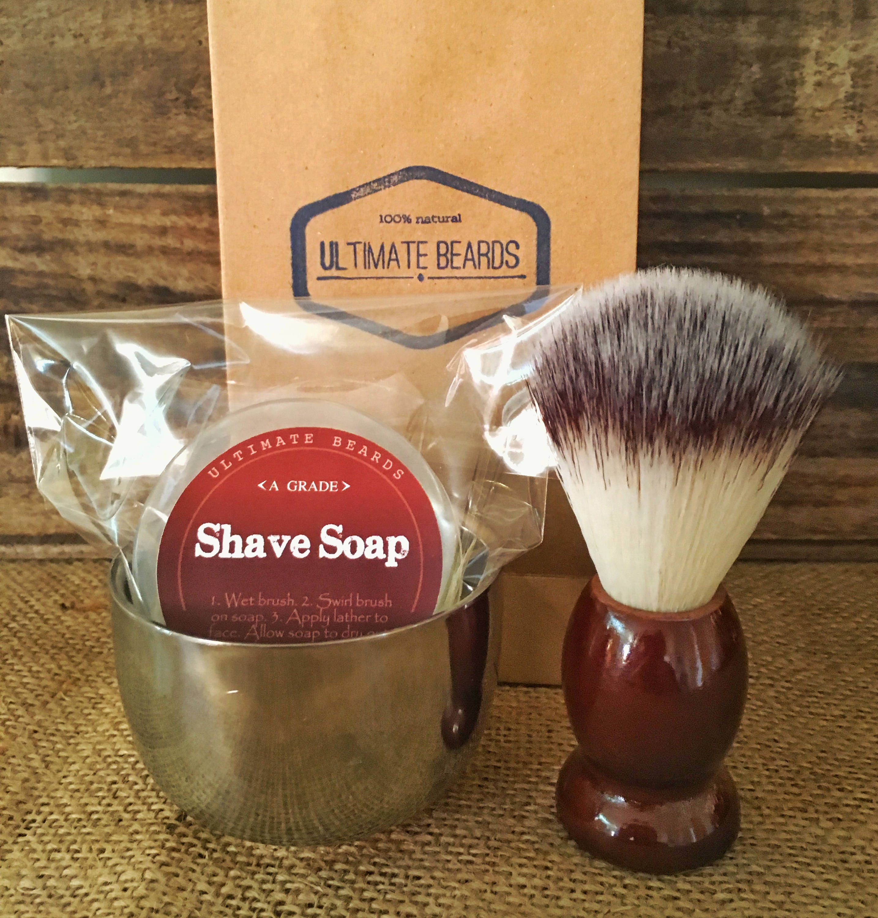 Ultimate Beards shave soap and prep kit Etsy