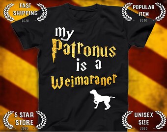 Weimaraner shirt - Weimaraner Patronus T-shirt