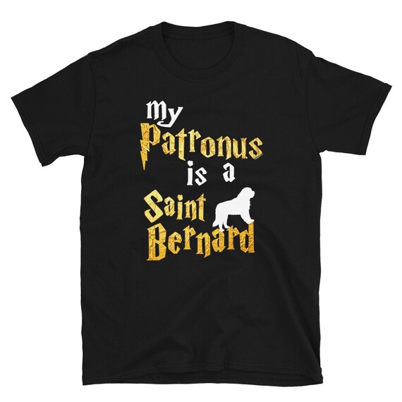 St Bernard shirt St Bernard Patronus Tshirt Etsy