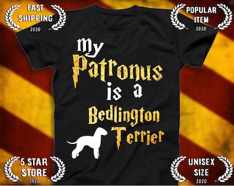 Bedlington Terrier shirt - Bedlington Terrier Patronus T-shirt