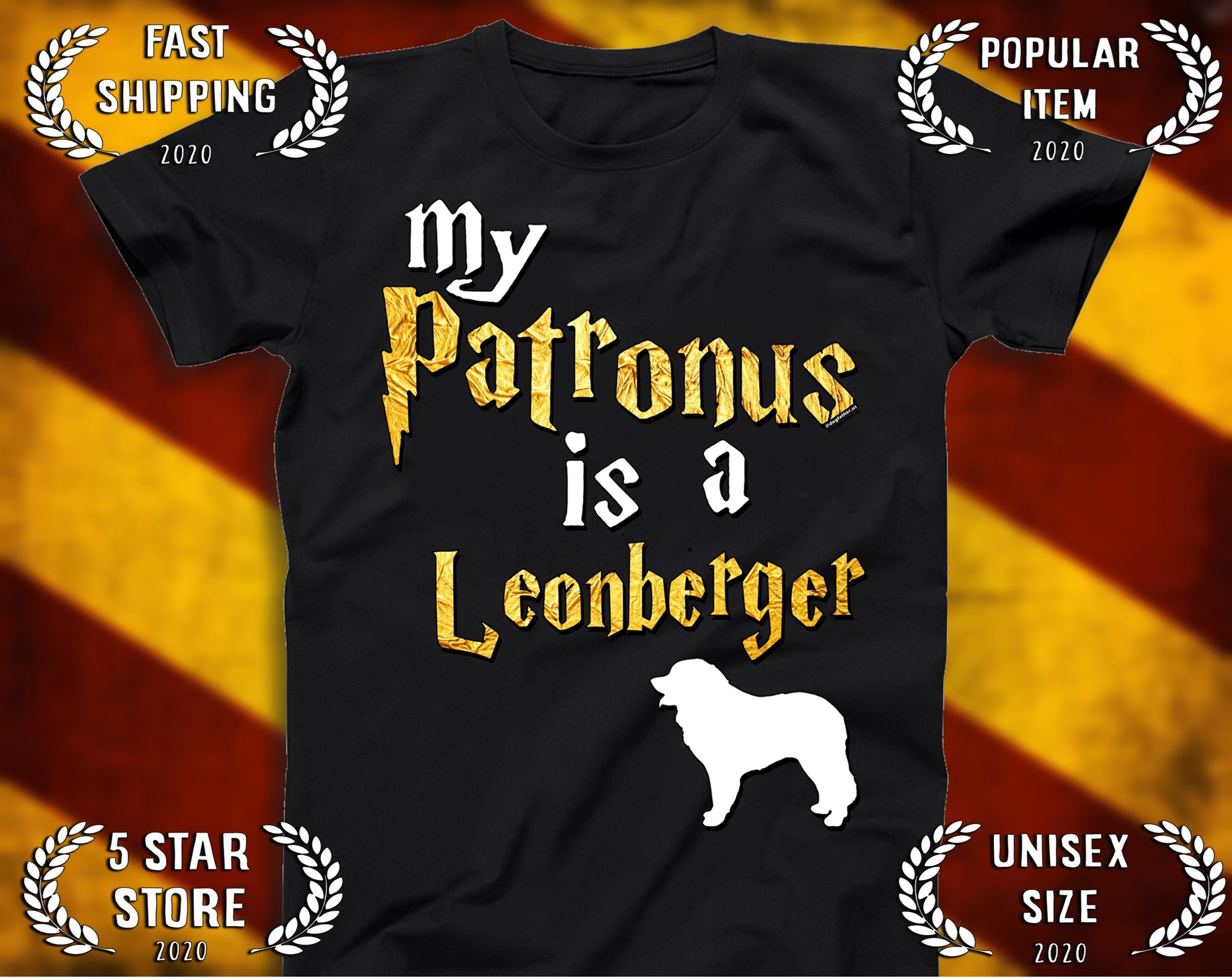 My Patronus Is A Golden Retriever Funny Dog Christmas Tshirt My Patronus Is A Golden Retriever Funny Dog Christmas Tshirt