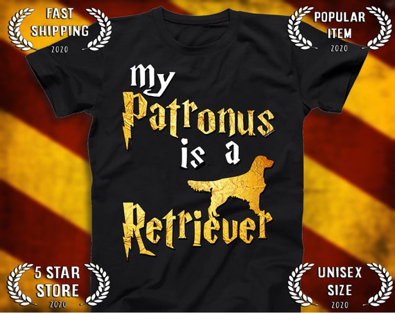My Patronus Is A Golden Retriever Funny Dog Christmas Tshirt My Patronus Is A Golden Retriever Funny Dog Christmas Tshirt