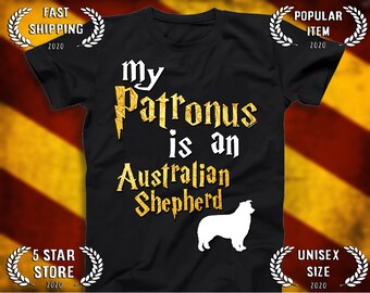 Australian Shepherd Dog shirt - Australian Shepherd Dog Patronus T-shirt