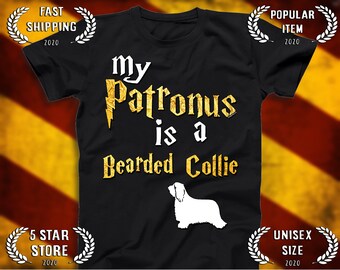 Bearded Collie shirt - Bearded Collie Patronus T-shirt