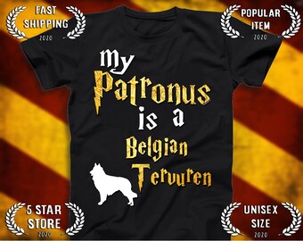 Belgian Tervuren shirt - Belgian Tervuren Patronus T-shirt