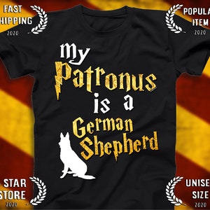 German Shepherd shirt - German Shepherd Patronus T-shirt