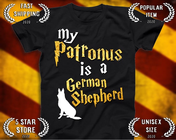 My Patronus Is A German Shepherd T-Shirt My Patronus Is A German Shepherd T-Shirt