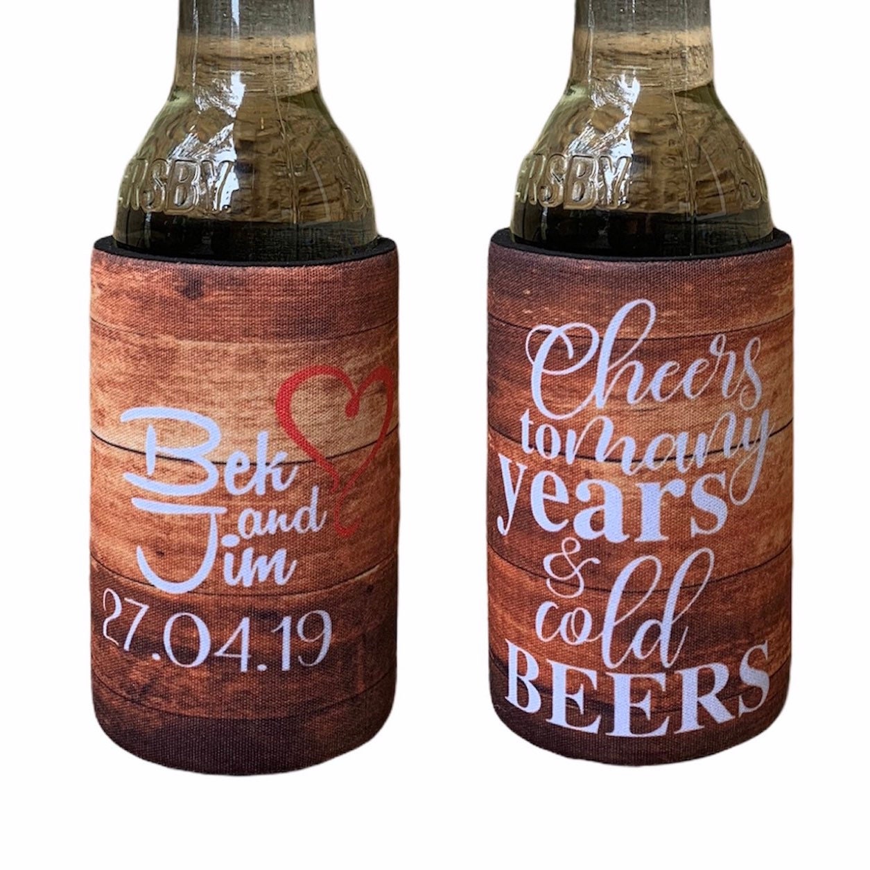 100 X Personalised Stubby Holder Wedding Favours Gifts for Etsy Australia