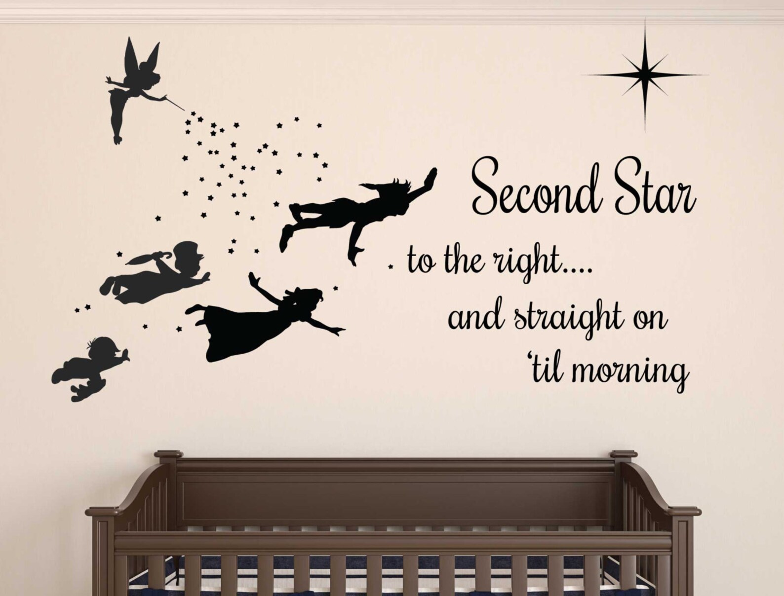 Peter pan Wall decal REMOVABLE | Etsy