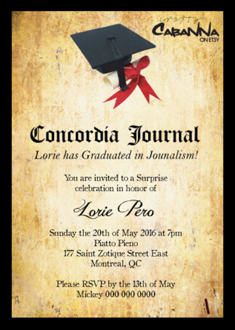 Graduation Invitation image 1
