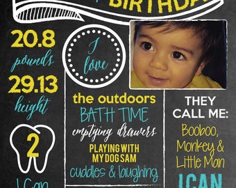 First Birthday Personalized Board