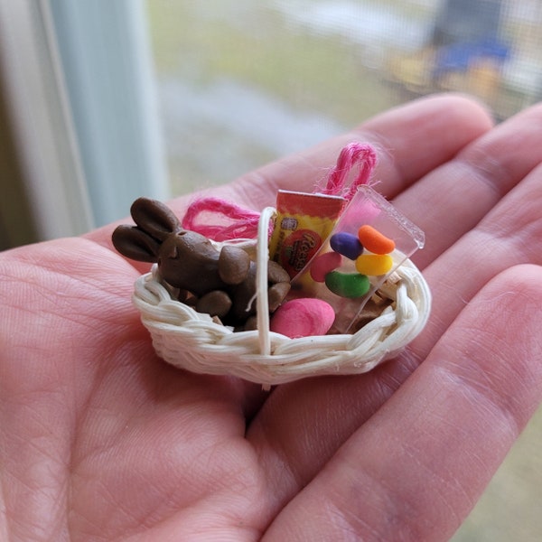 ONE Easter Basket with handmade fake candy