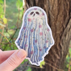 ONE Spooky, Cute Sheet Ghost gloss sticker