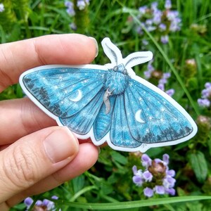 ONE Celestial Moth matte vinyl sticker