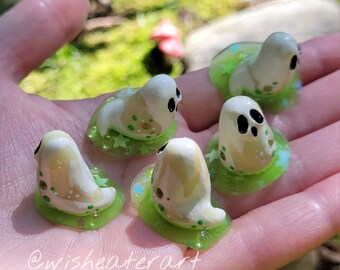 ONE Tiny Ectoplasm Ghost sculpture
